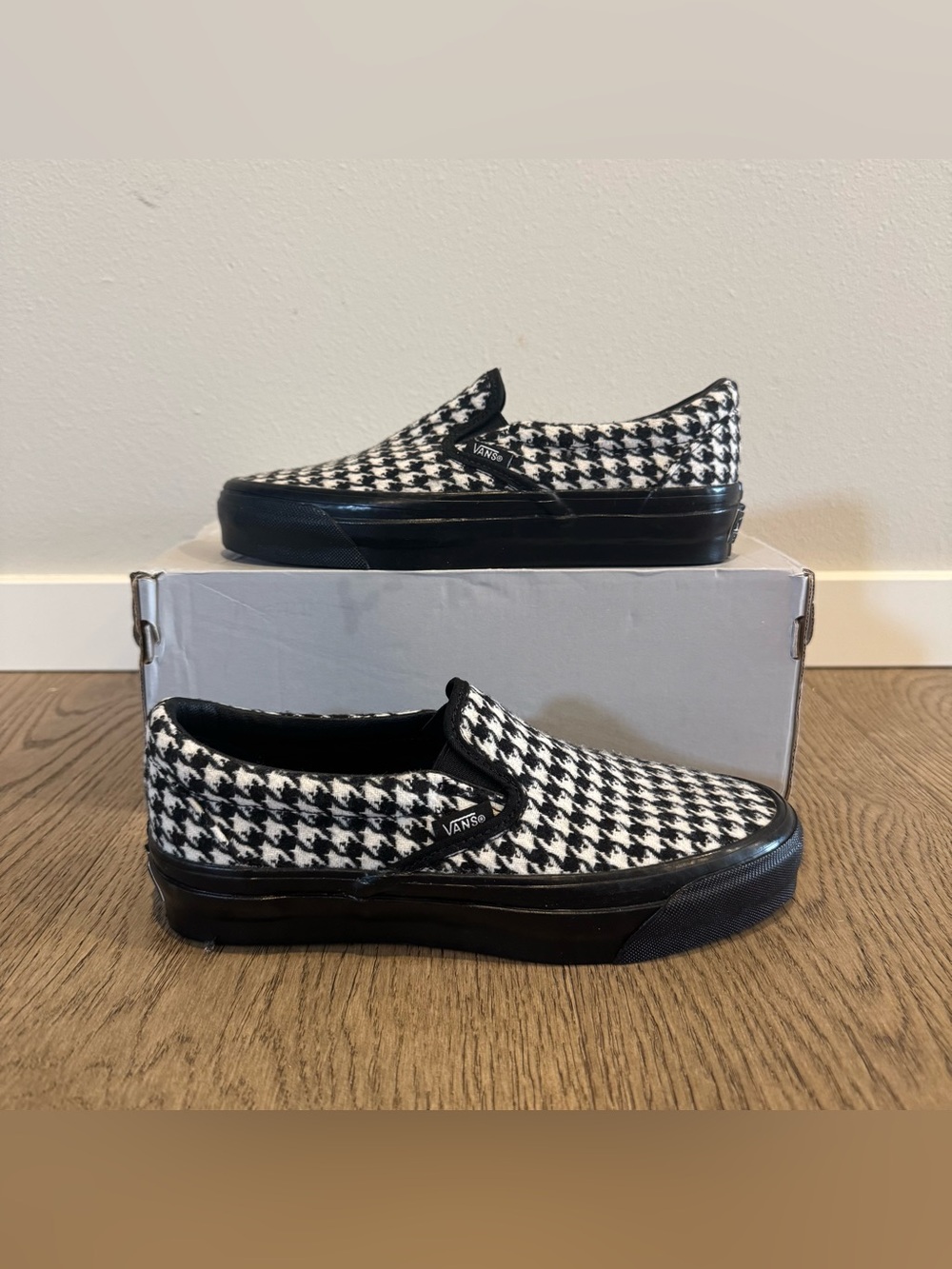 Vans Classic Slip-On Houndstooth Black White